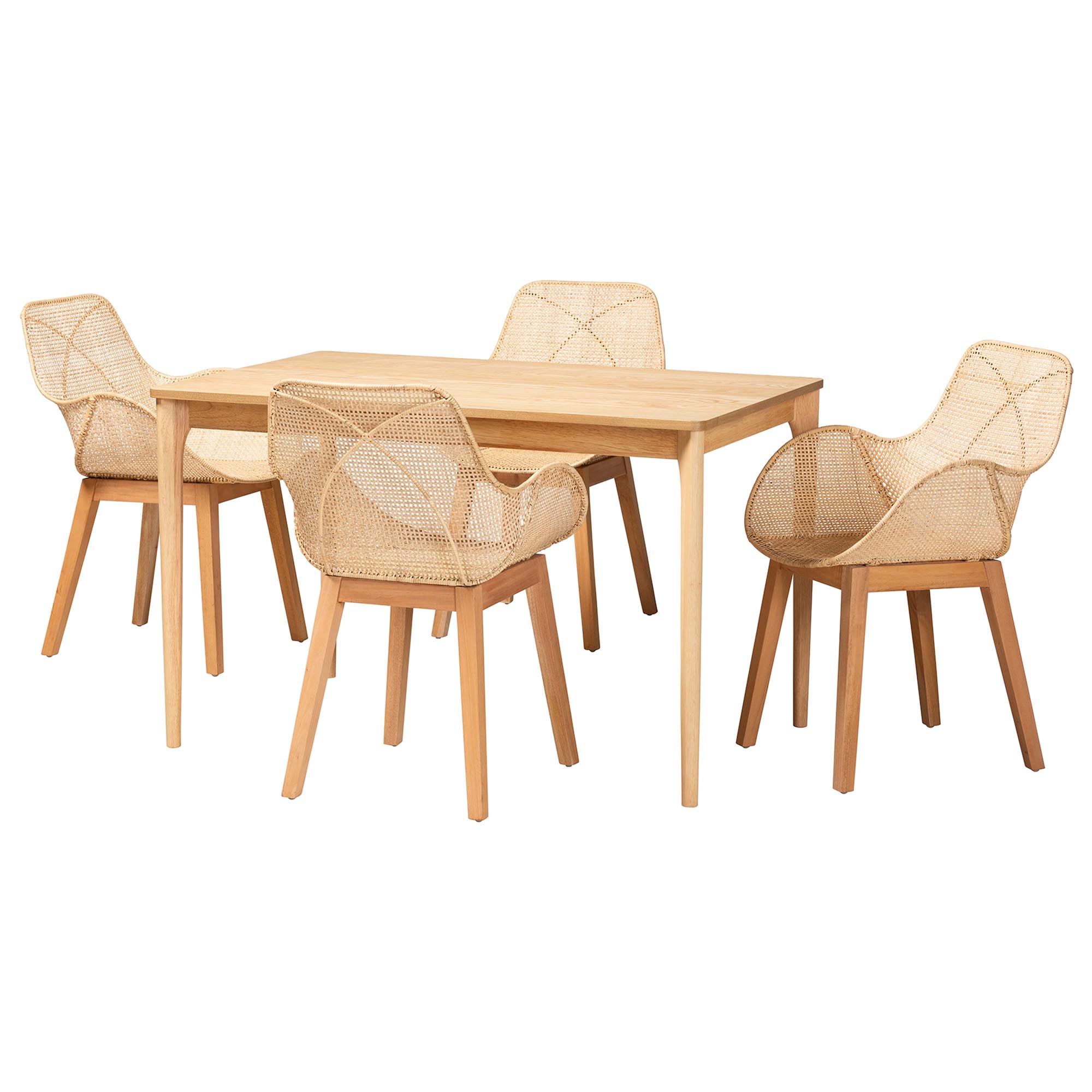 Baxton studio deals andrew dining table